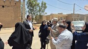 بـازدیـد اصـــحــاب رســـانــه به مناسبت هفته میراث فرهنگی از کارگاه مشارکتی مطالعه و حفاظت قلعه تاریخی عزآباد رستاق-اشکذر