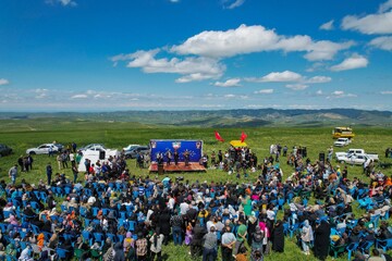 دومین جشنواره غذاهای سنتی در روستای مِهره گرمی برگزار شد