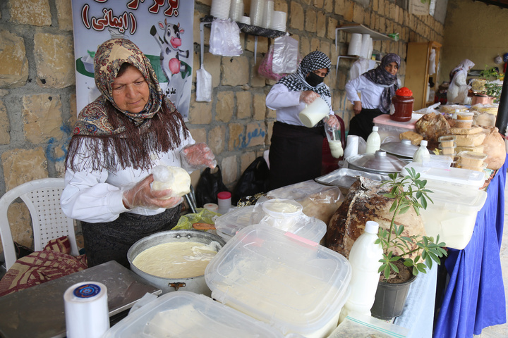 جشنواره غذای محلی در روستای ارکان بجنورد برگزار شد