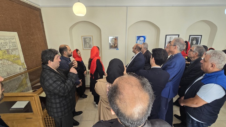 افتتاح پنجمین نمایشگاه نقاشی «تبریز در مه» در خانه موزه شیخ محمد خیابانی تبریز