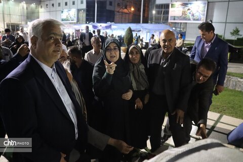 بازدیدفاطمه مهاجرانی سخنگوی  دولت در هجدهمین نمایشگاه بین المللی گردشگری وصنایع دستی مشهد