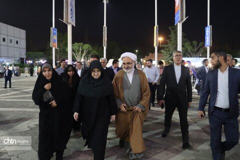 بازدیدفاطمه مهاجرانی سخنگوی  دولت در هجدهمین نمایشگاه بین المللی گردشگری وصنایع دستی مشهد
