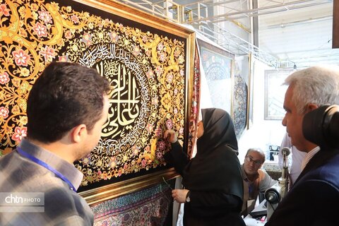 بازدیدفاطمه مهاجرانی سخنگوی  دولت در هجدهمین نمایشگاه بین المللی گردشگری وصنایع دستی مشهد