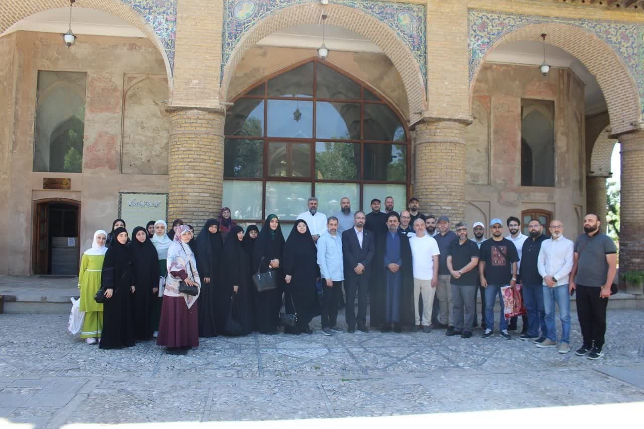 بازدید دانشجویان لبنانی از موزه‌ها و بناهای تاریخی قزوین