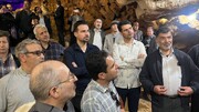 تور آشناسازی نخبگان با غار کتله خور شهرستان خدابنده در هفته میراث‌فرهنگی