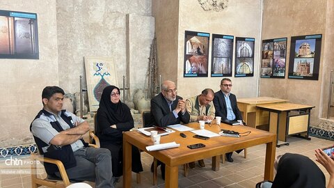 نشست خبری به مناسبت هفته میراث‌فرهنگی در تربت خانه گنبدسلطانیه