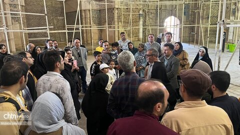 نشست خبری به مناسبت هفته میراث‌فرهنگی در تربت خانه گنبدسلطانیه