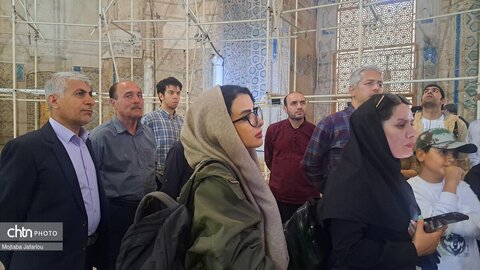 نشست خبری به مناسبت هفته میراث‌فرهنگی در تربت خانه گنبدسلطانیه