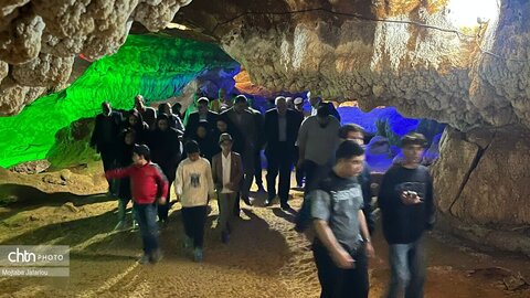 تور آشناسازی نخبگان با غار کتله خور شهرستان خدابنده در هفته میراث‌فرهنگی