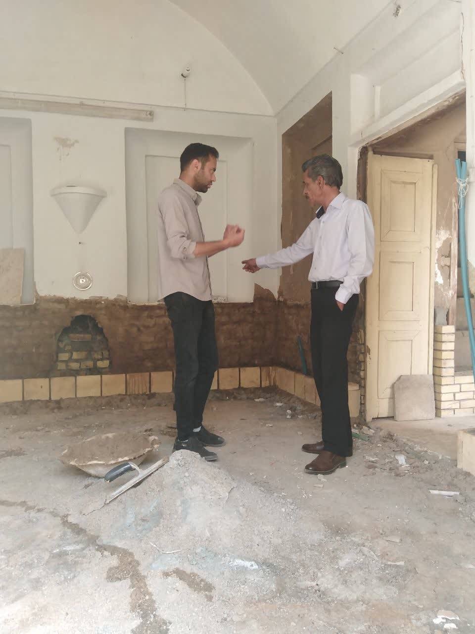 آغاز مرمت خانه تاریخی دَها در شهرستان بافق