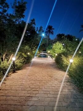 بهره‌برداری سیستم روشنایی محوطه موزه مردم‌شناسی شهرستان طبس