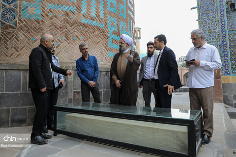بازدید دبیر ستاد امر به معروف و نهی از منکر از مجموعه جهانی شیخ صفی الدین اردبیلی