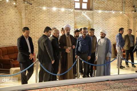 بازدید دبیر ستاد امر به معروف و نهی از منکر از بقعه شیخ صفی الدین اردبیلی