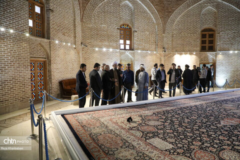 بازدید دبیر ستاد امر به معروف و نهی از منکر از بقعه شیخ صفی الدین اردبیلی