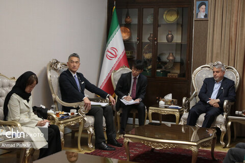 دیدار سفیر ژاپن با وزیر میراث فرهنگی، گردشگری و صنایع دستی