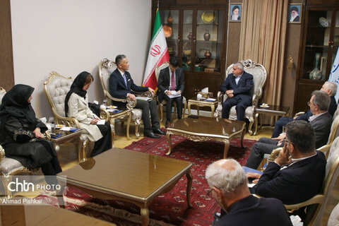 دیدار سفیر ژاپن با وزیر میراث فرهنگی، گردشگری و صنایع دستی