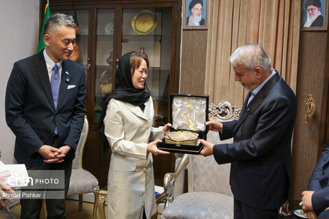 دیدار سفیر ژاپن با وزیر میراث فرهنگی، گردشگری و صنایع دستی