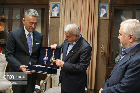 دیدار سفیر ژاپن با وزیر میراث فرهنگی، گردشگری و صنایع دستی