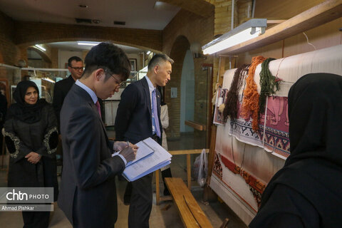 بازدید سفیر ژاپن از پژوهشکده هنرهای سنتی و صنایع دستی