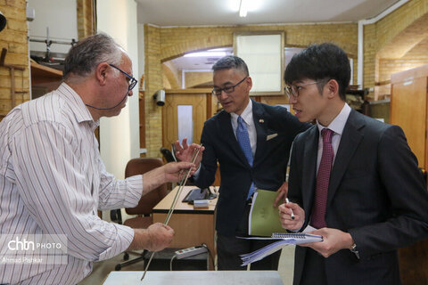 بازدید سفیر ژاپن از پژوهشکده هنرهای سنتی و صنایع دستی