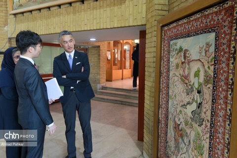 بازدید سفیر ژاپن از پژوهشکده هنرهای سنتی و صنایع دستی
