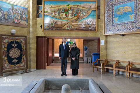 بازدید سفیر ژاپن از پژوهشکده هنرهای سنتی و صنایع دستی