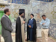 بازدید مدیران‌کل میراث‌فرهنگی و اوقاف‌وامورخیریه استان قزوین از طرح ساماندهی و توسعه آستان مقدس امامزاده صالح(ع) و بقعه چهار انبیا(ص)