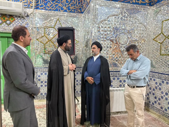 بازدید مدیران‌کل میراث‌فرهنگی و اوقاف‌وامورخیریه استان قزوین از طرح ساماندهی و توسعه آستان مقدس امامزاده صالح(ع) و بقعه چهار انبیا(ص)