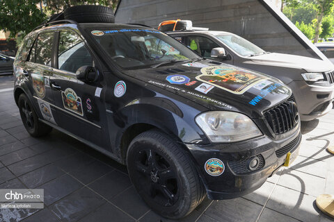 بازدید شرکت کنندگان تور بین‌المللی رالی جاده ابریشم از اماکن تاریخی و فرهنگی تهران