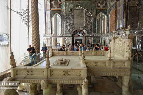 بازدید شرکت کنندگان تور بین‌المللی رالی جاده ابریشم از اماکن تاریخی و فرهنگی تهران