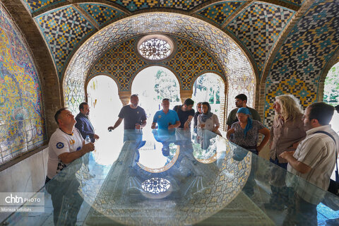 بازدید شرکت کنندگان تور بین‌المللی رالی جاده ابریشم از اماکن تاریخی و فرهنگی تهران
