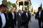 بازدید وزیر امور خارجه از حافظیه