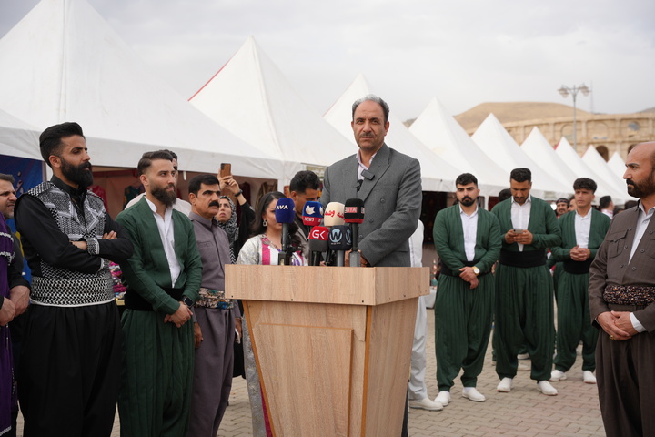 افتتاح نمایشگاه صنایع‌دستی ایران در سلیمانیه عراق 
