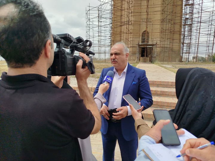 مرمت علمی و ساماندهی محوطه در دستور کار میراث جهانی گنبد قابوس/ طرح مشترک ساماندهی محوطه برج قابوس با کمک مدیریت شهری در حال اجراست