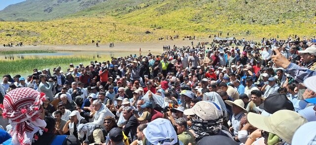 همایش پیاده‌روی به مناسبت آزادسازی خرمشهر در منطقه گردشگری کوه گل سی سخت برگزار شد