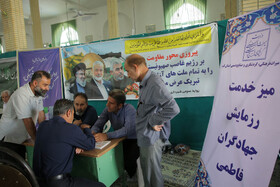 برگزاری میز خدمت نماز جمعه جعفرآباد با حضور مسئولان میراث‌فرهنگی قم