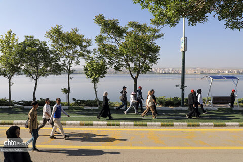 همایش پیاده روی خانوادگی دور دریاچه شورابیل