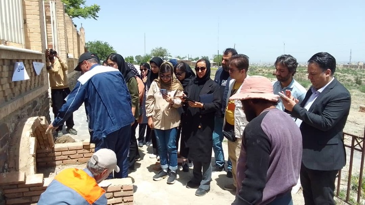 کارگاه یک‌روزه «طاق‌زنی سنتی» در پایگاه جهانی هگمتانه برگزار شد