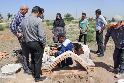 کارگاه یک‌روزه «طاق‌زنی سنتی» در پایگاه جهانی هگمتانه برگزار شد