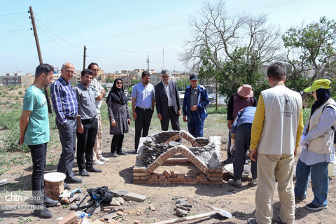 کارگاه یک‌روزه «طاق‌زنی سنتی» در پایگاه جهانی هگمتانه برگزار شد