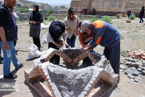 کارگاه یک‌روزه «طاق‌زنی سنتی» در پایگاه جهانی هگمتانه برگزار شد