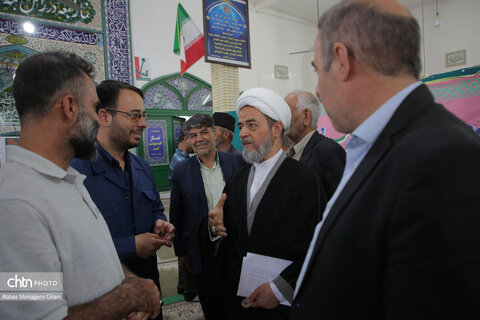 برگزاری میز خدمت نماز جمعه جعفرآباد با حضور مسئولان میراث‌فرهنگی قم