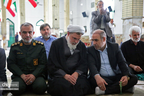 برگزاری میز خدمت نماز جمعه جعفرآباد با حضور مسئولان میراث‌فرهنگی قم