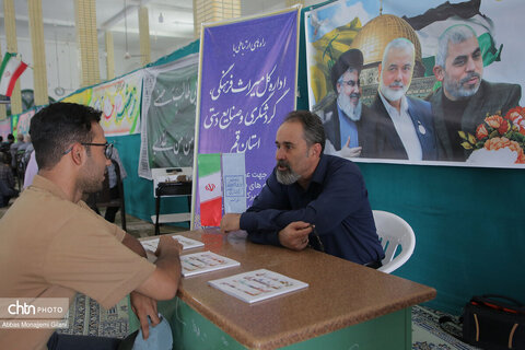 برگزاری میز خدمت نماز جمعه جعفرآباد با حضور مسئولان میراث‌فرهنگی قم