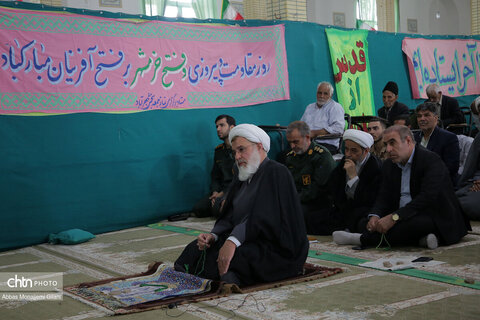 برگزاری میز خدمت نماز جمعه جعفرآباد با حضور مسئولان میراث‌فرهنگی قم