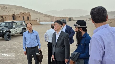 بازدید سفیر چین از بافت تاریخی شهر یزد