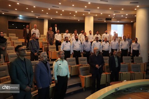 مراسم تقدیراز پرسنل ساعی یگان حفاظت خراسان رضوی در موزه بزرگ خراسان