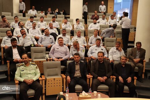 مراسم تقدیراز پرسنل ساعی یگان حفاظت خراسان رضوی در موزه بزرگ خراسان