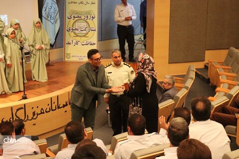 مراسم تقدیراز پرسنل ساعی یگان حفاظت خراسان رضوی در موزه بزرگ خراسان