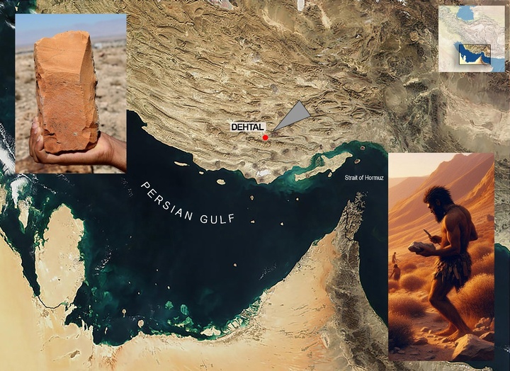 کشف ابزارهای عظیم آشولی در «دهتل» هرمزگان/ انقلاب در شناخت مهاجرت انسان‌های نخستین به آسیا